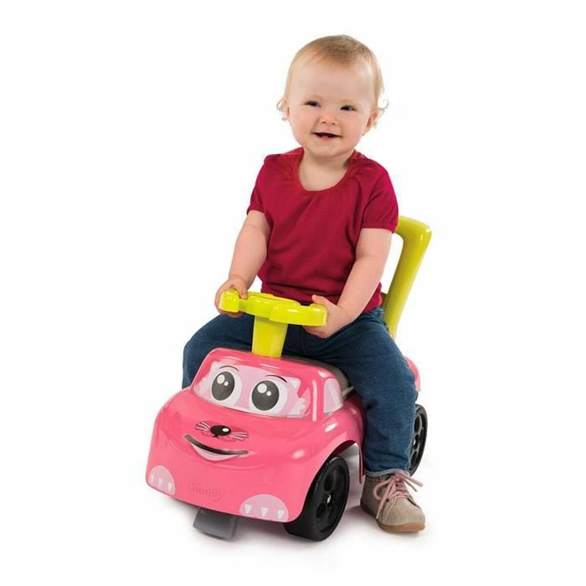 Машинка-каталка Smoby Child Carrier Pink-3