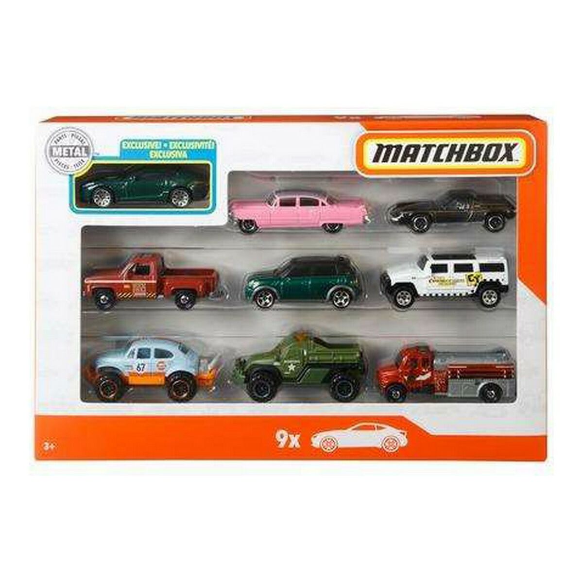 Автомобиль Mattel X7111 9 штук-2