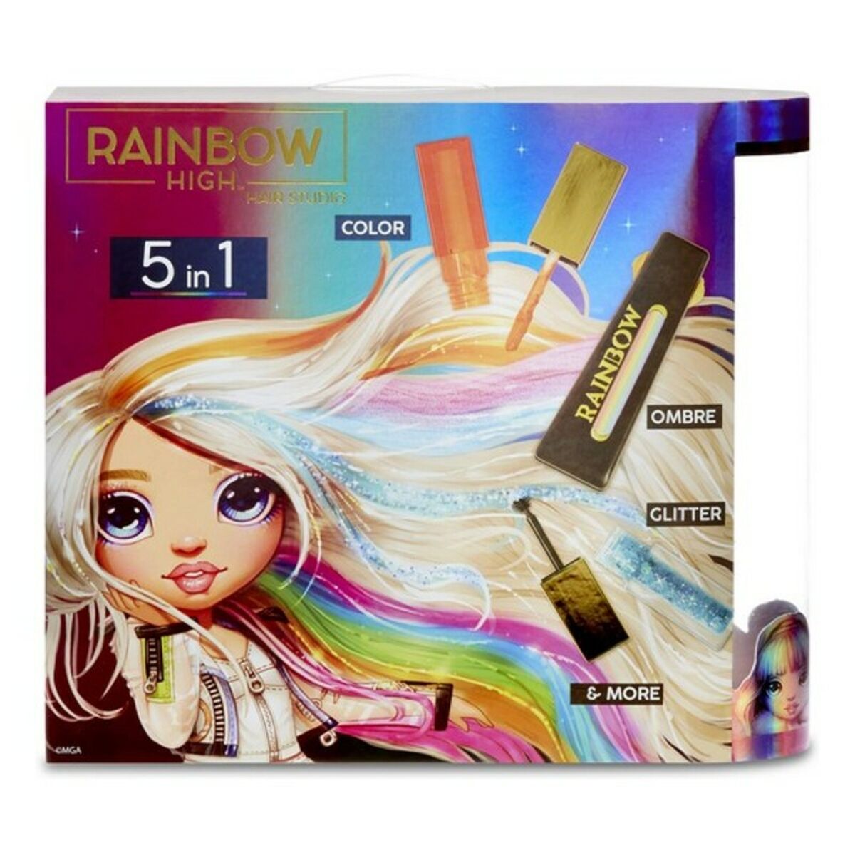 Playset Rainbow Hair Studio Rainbow High 569329E7C 5-в-1 (30 cm)-6
