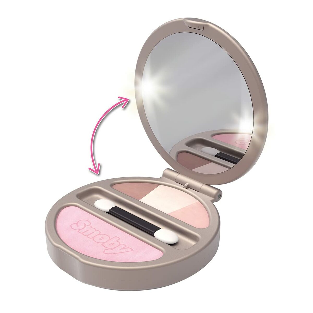 Детский макияж Smoby My Beauty Powder Compact Серый-4
