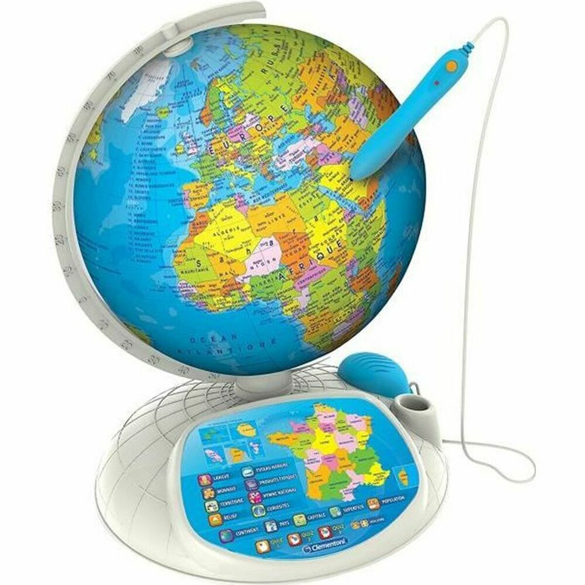 Interactive Globe Clementoni Plastic FR-2