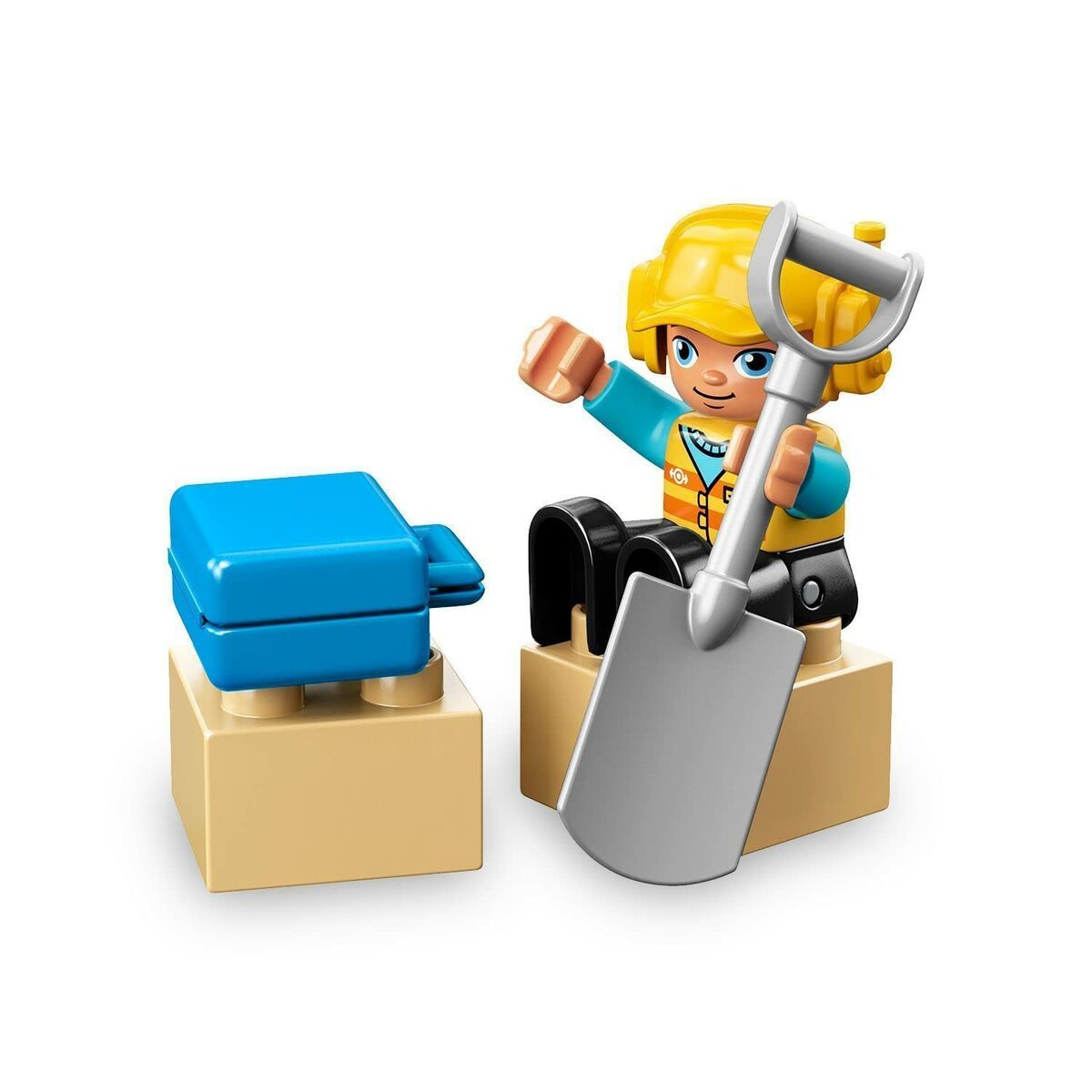 Набор машинок   Lego DUPLO 10872 Train rails and bridge         26 Предметы-4