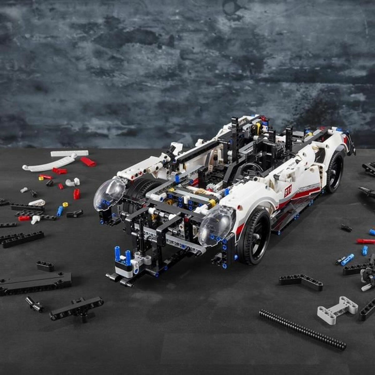 Строительный набор   Lego Technic 42096 Porsche 911 RSR         Разноцветный-4