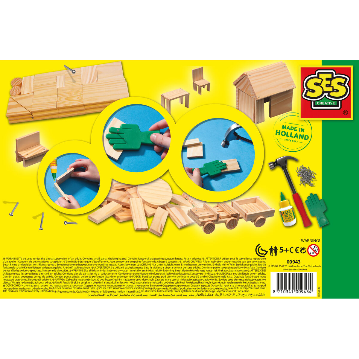 Playset SES Creative Joinery Workshop 57 Items-3