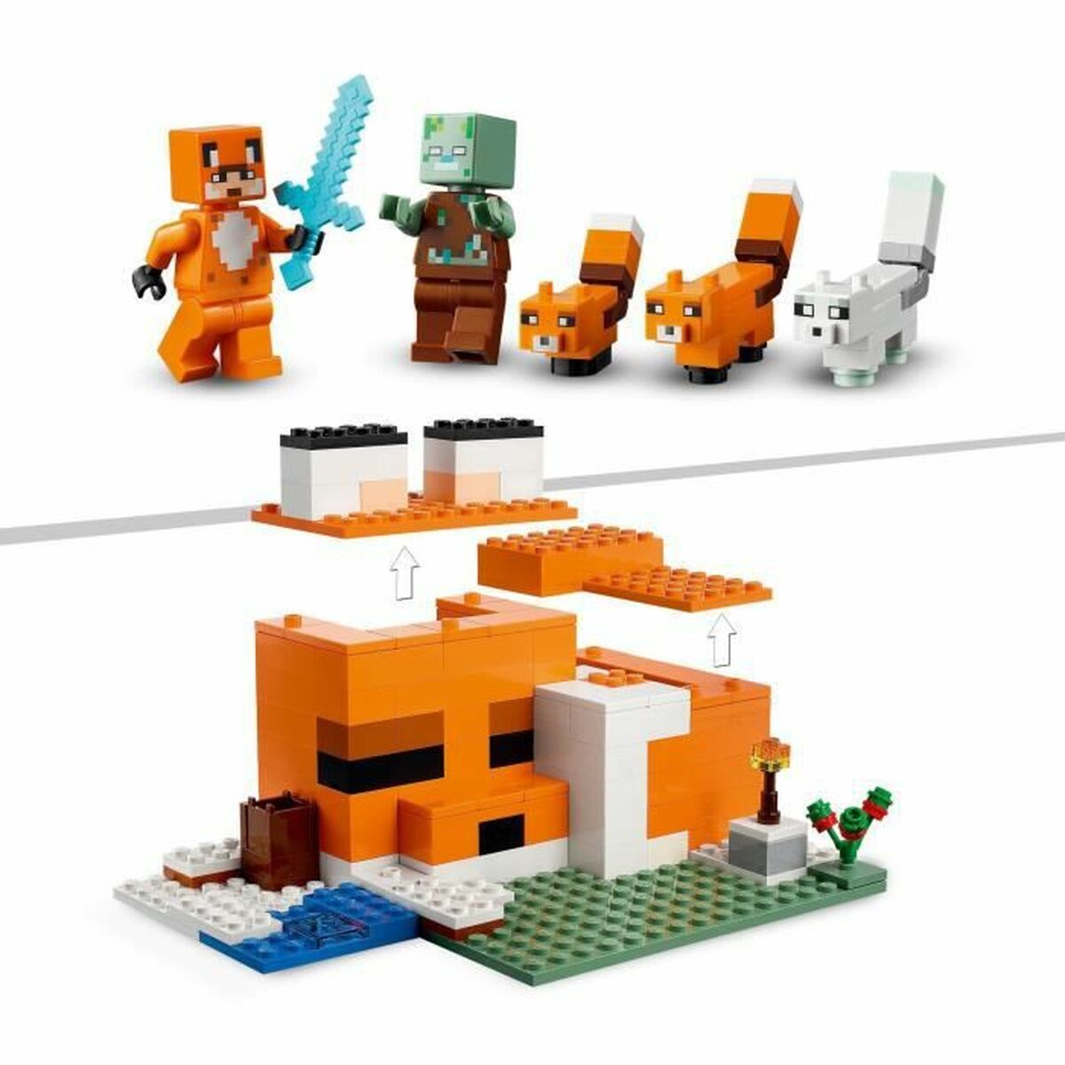 Конструкторский игровой набор Lego Minecraft-4