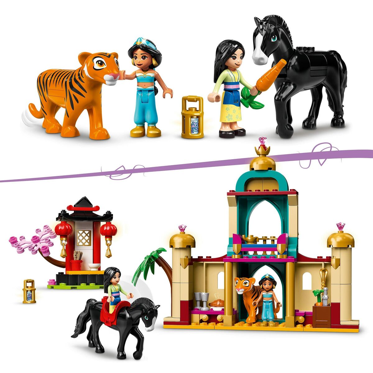 Playset Lego 43208 Adventures of Jasmine and Mulan-8