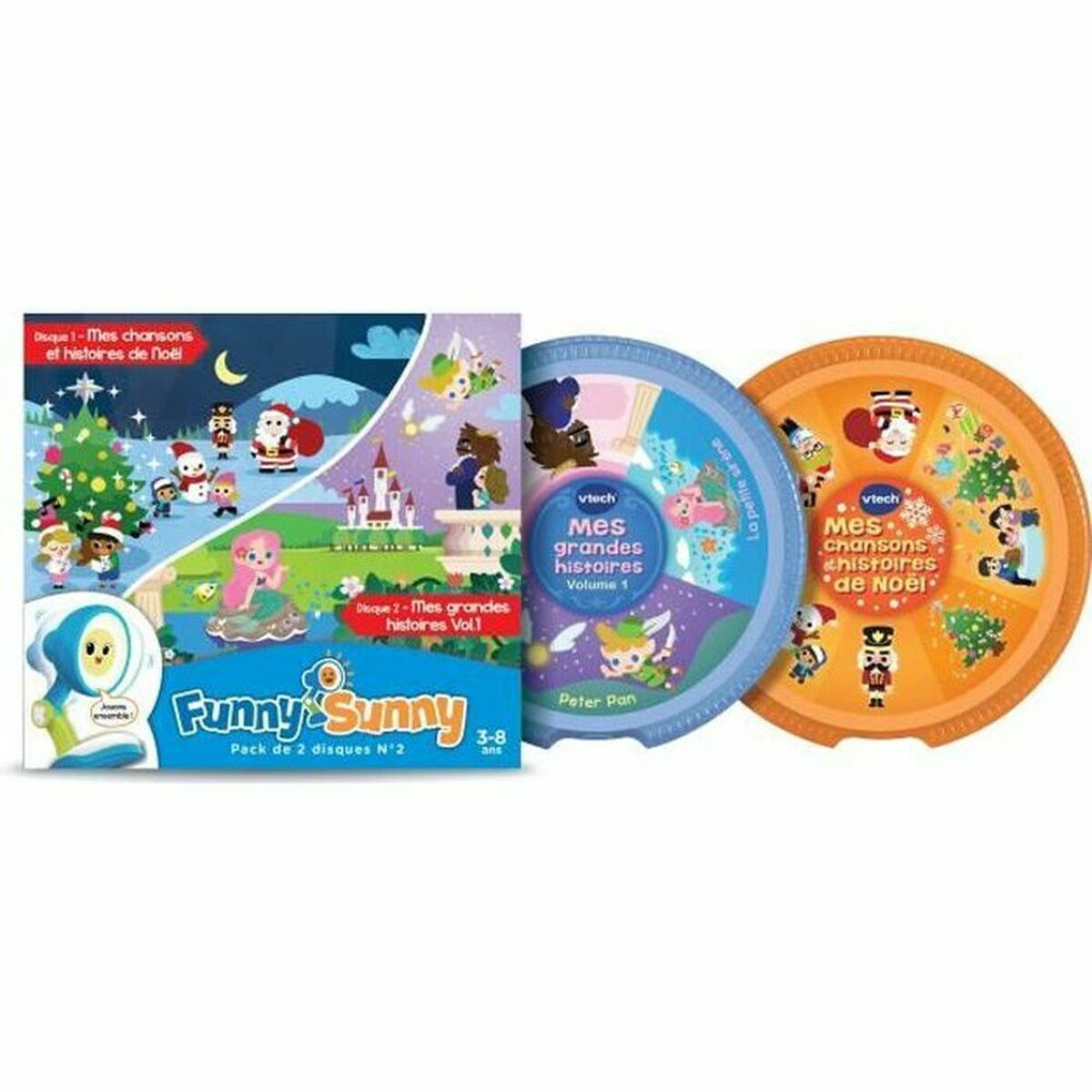 Vtech Funny Sunny Interactive Little Toy - Pack 2 Discs N ° 2 (FR)-2