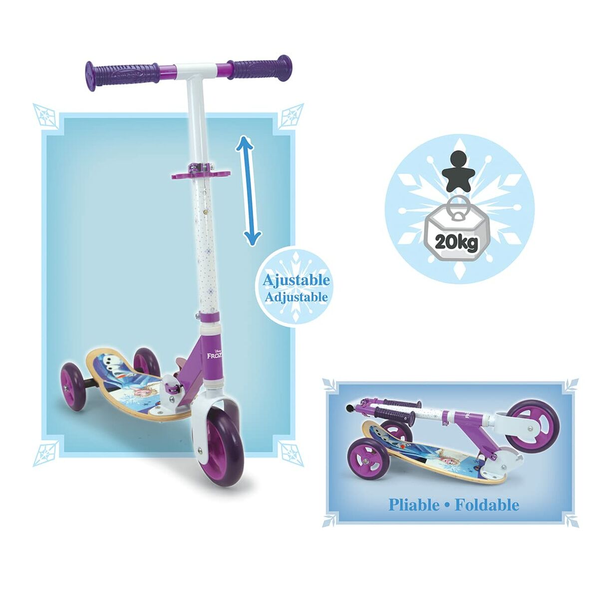 Скейт Smoby Frozen-2