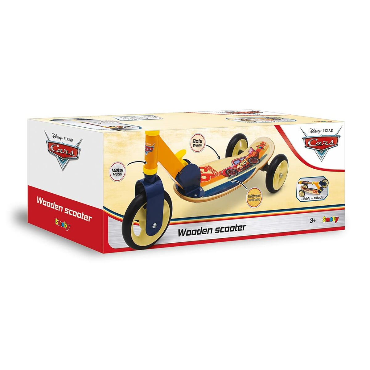 Скейт Smoby Cars-3