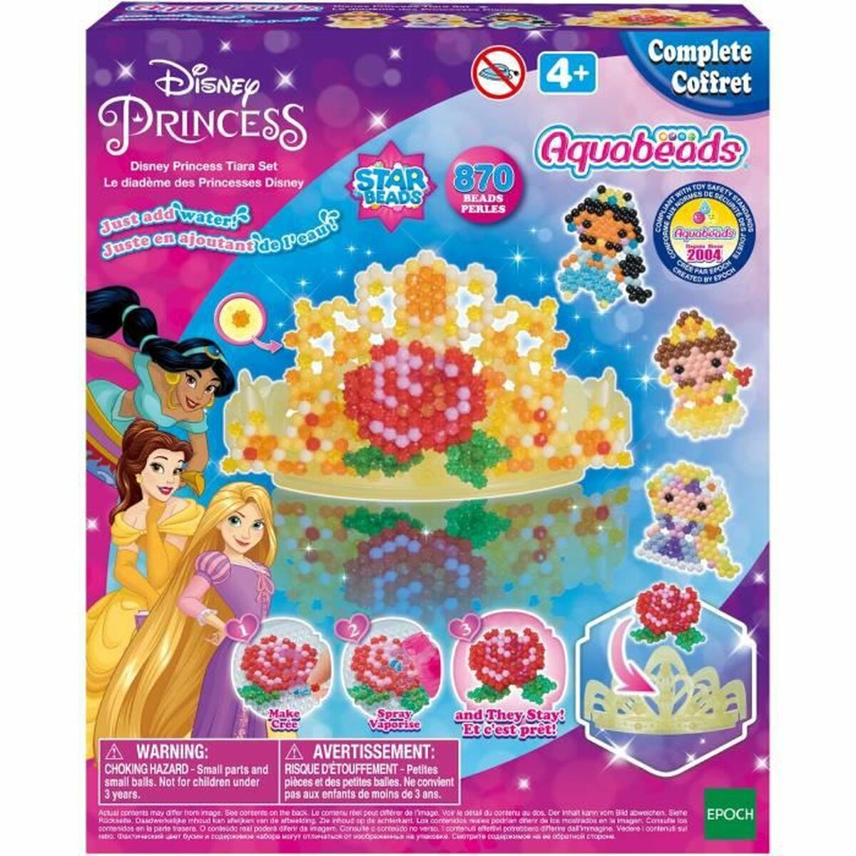 Biser Aquabeads The Disney Princess Tiara 870 Itens