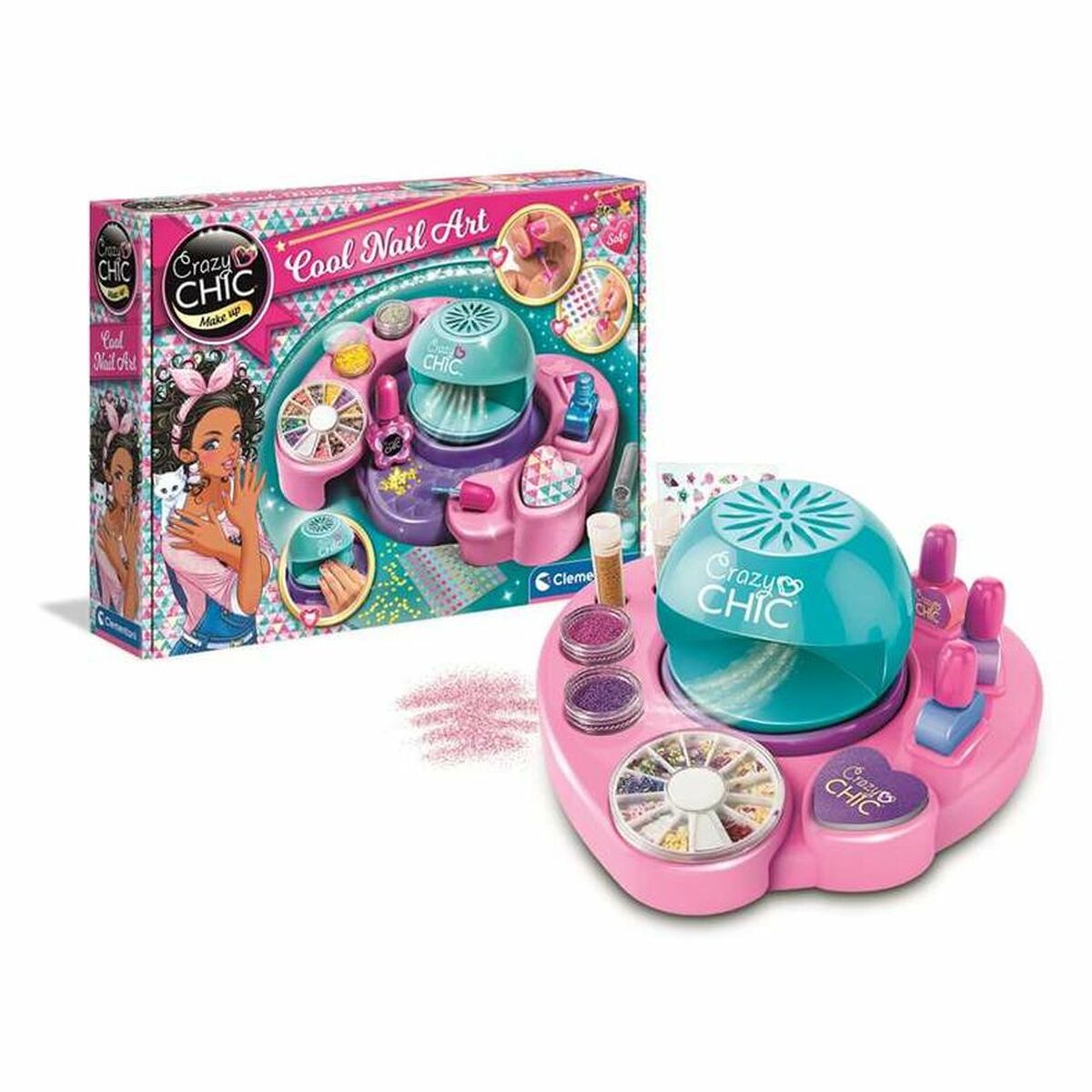 Маникюрный набор Clementoni Cool Nails Art Разноцветный-2