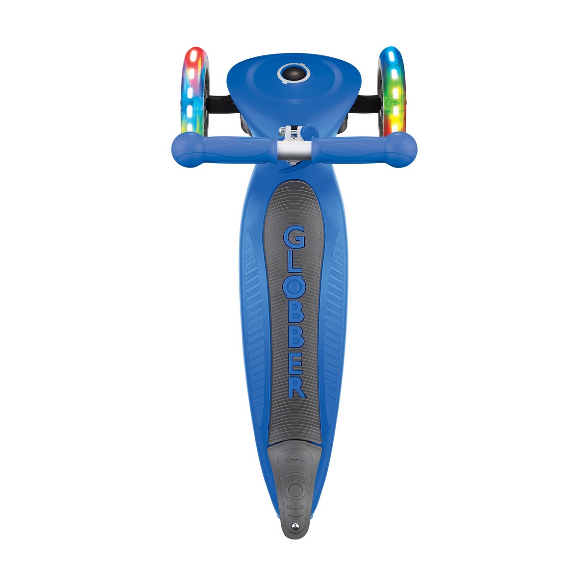 Скейт Globber Primo Foldable Lights Свет Колесики x 3 Синий-5