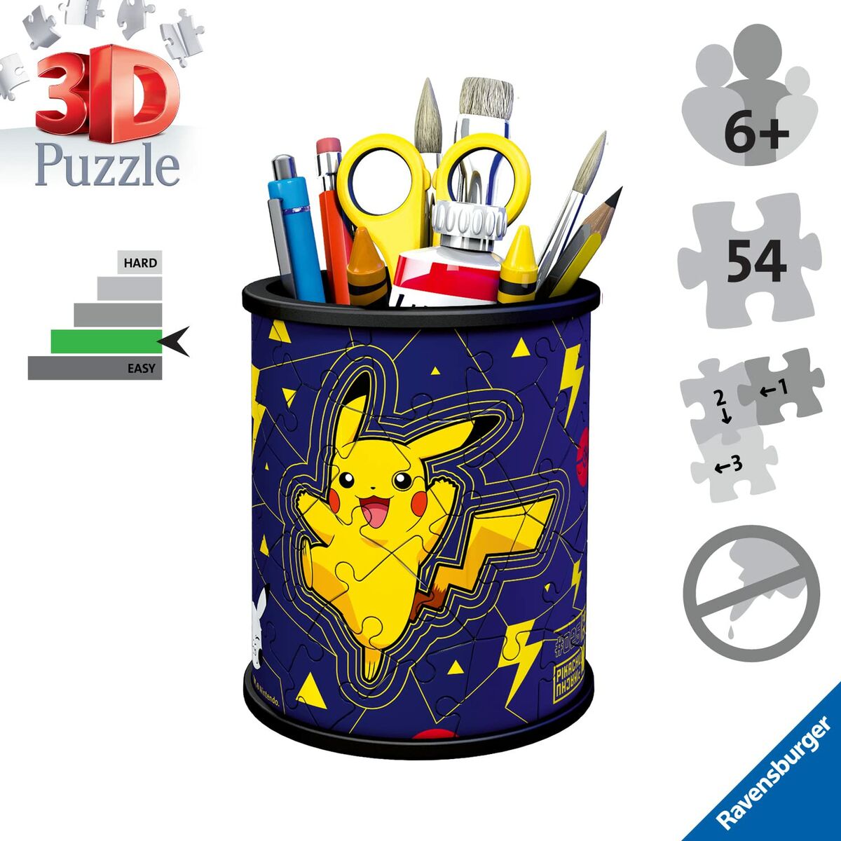 3D-паззл Ravensburger Iceland: Kirkjuffellsfoss  54 Предметы 3D Стакан для карандашей-5