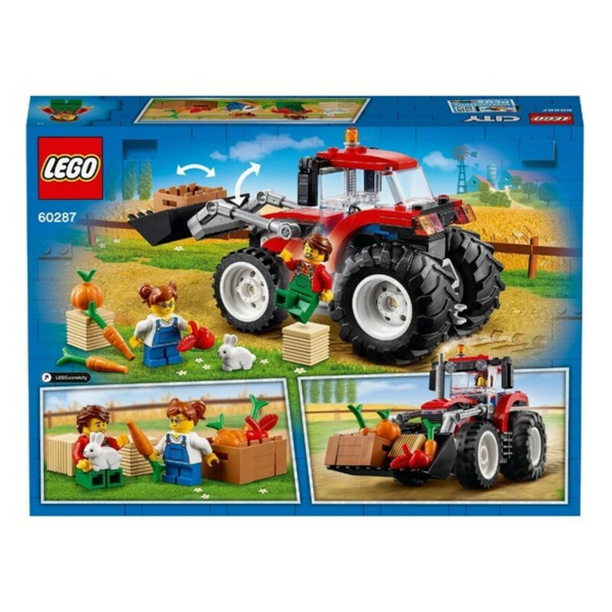 Playset City Great Vehicles Tractor Lego 60287 (148 pcs)-4