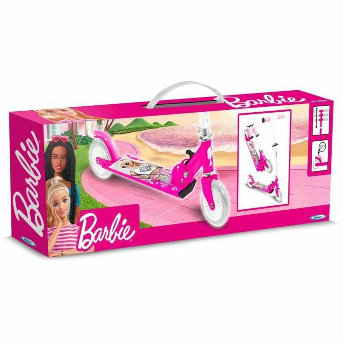 Скейт Barbie Розовый Алюминий-4