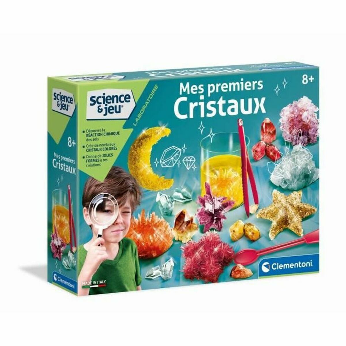 Jogo científico Clementoni Create Your Crystals