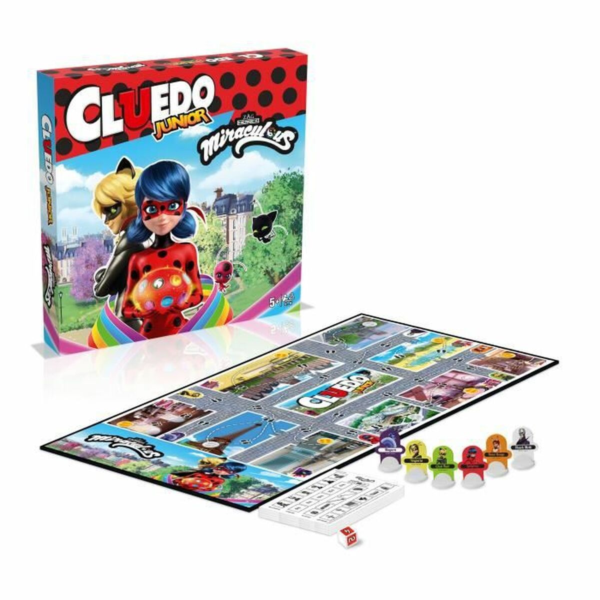 Настольная игра Winning Moves CLUEDO JUNIOR MIRACULOUS (FR)-2