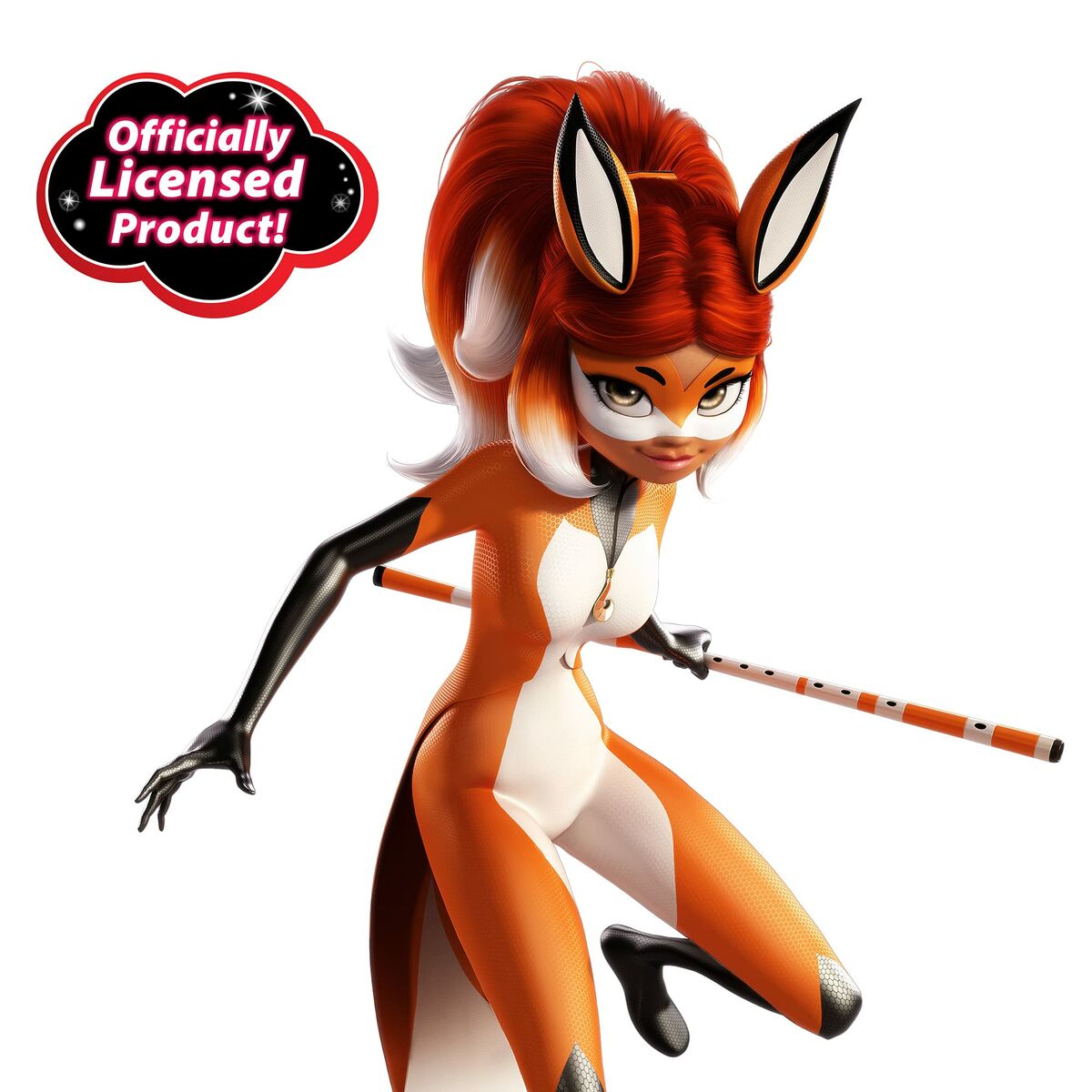 Disfraces de mascarada para niños Miraculous: Tales of Ladybug & Cat Noir Transformation Set - Rena Rouge Naranja 4 Artículos-8