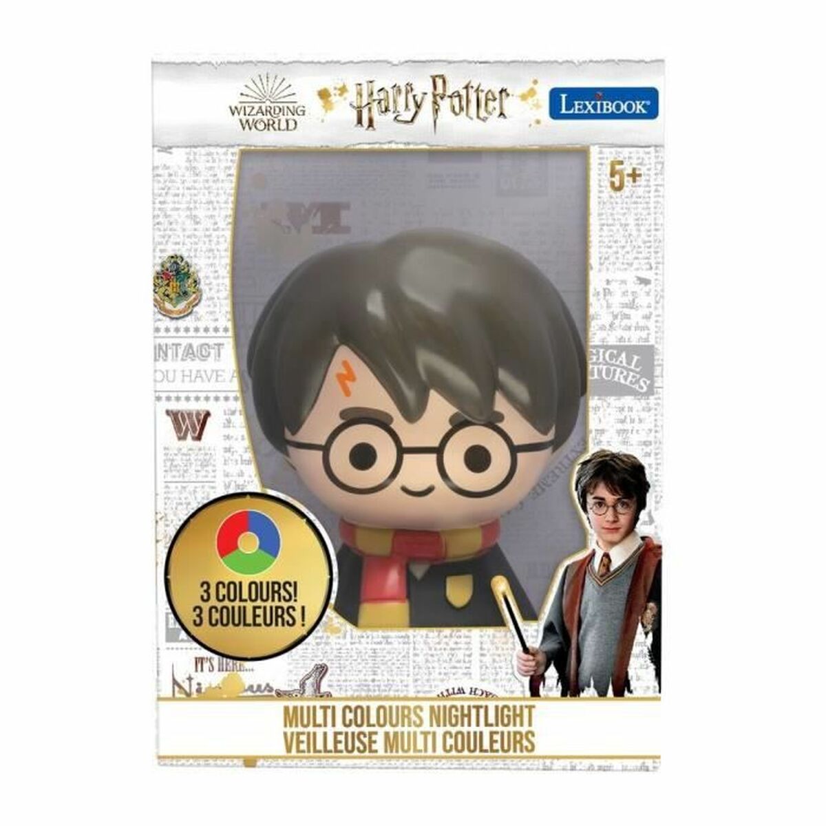 Светодиодный ночник Lexibook Harry Potter 3D 13 cm-2
