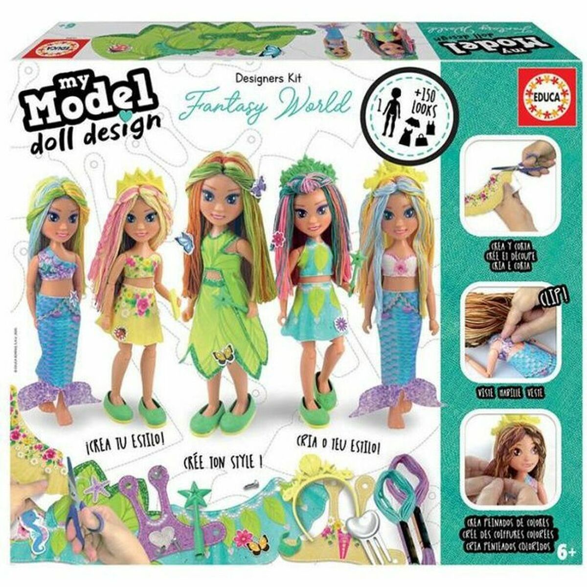 Conjunto educacional Educa 18366 My Model Doll