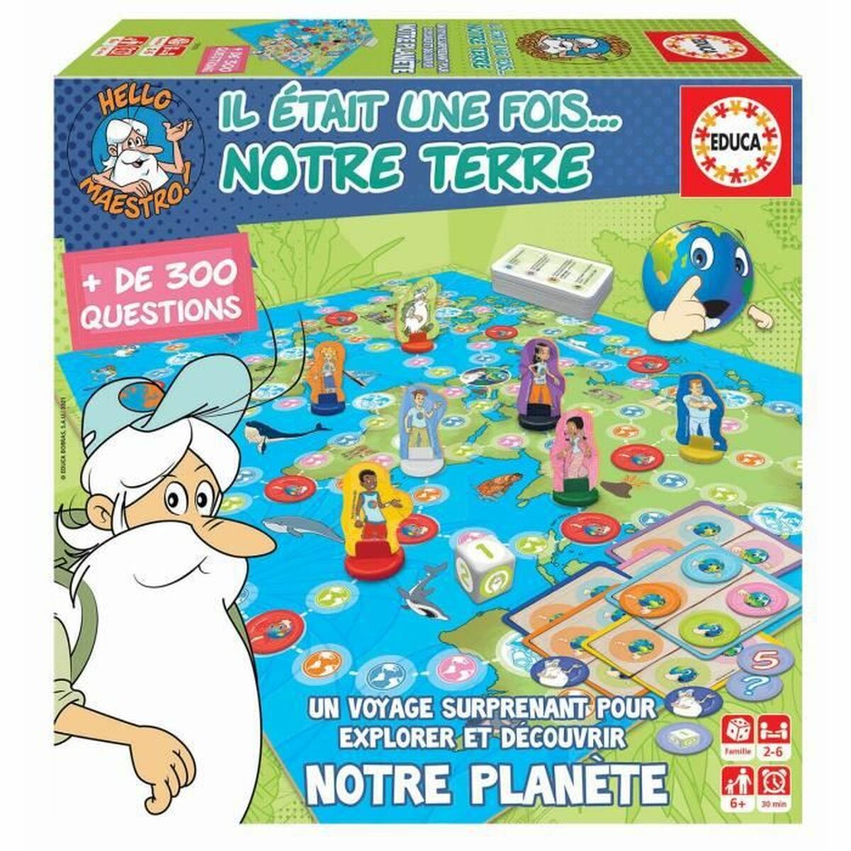 Jogo de mesa Educa IEUF... Our Earth (FR)