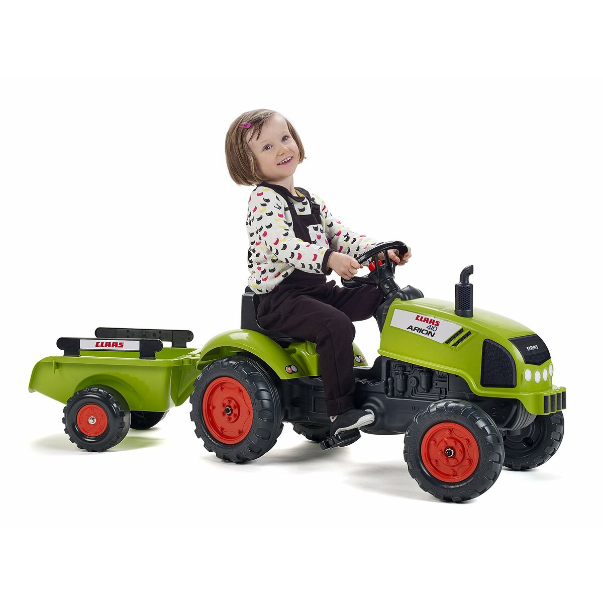 Трактор с педалями Falk Claas 410 Arion Зеленый-4