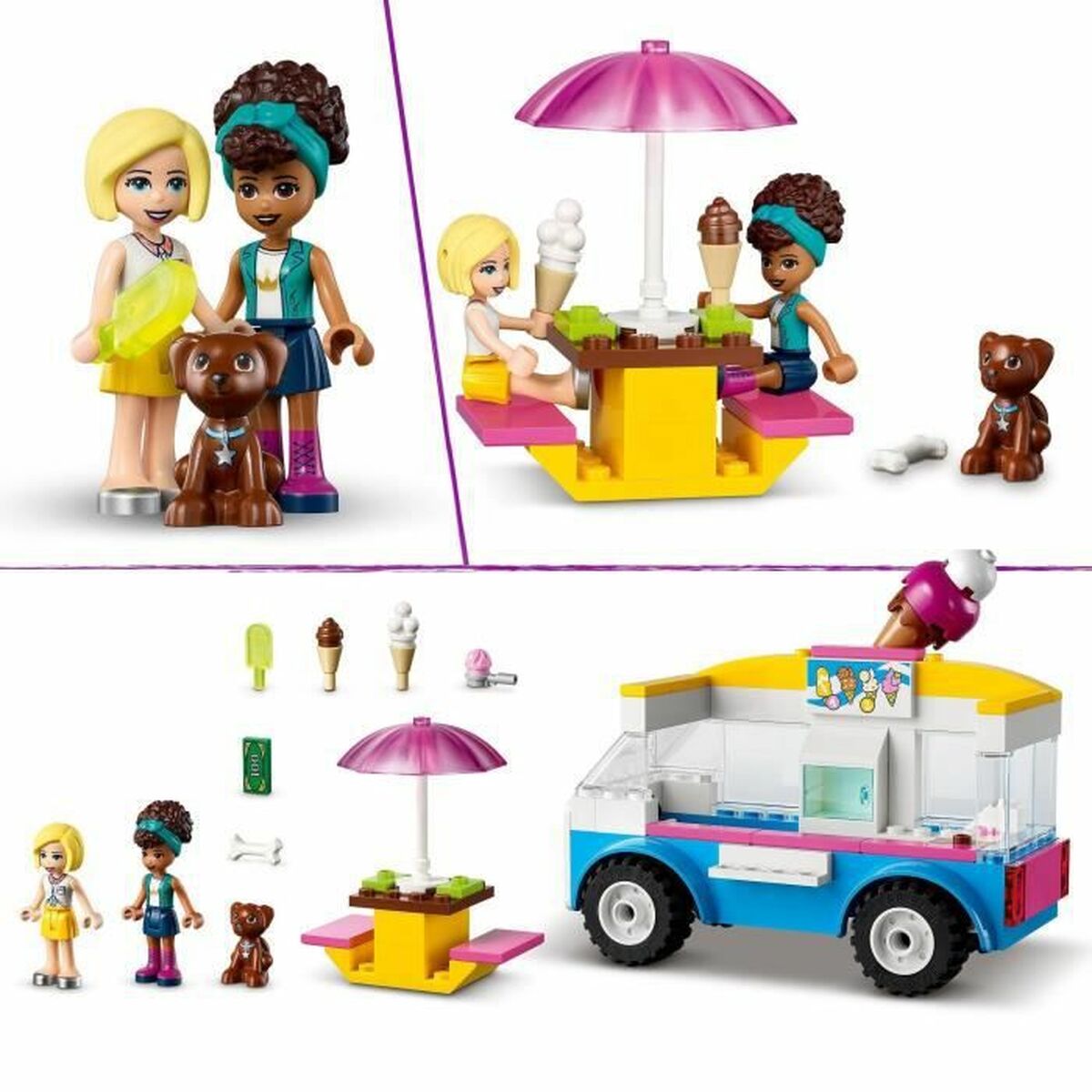 Playset Lego Friends 41715 Ice Cream Truck (84 Items)-3