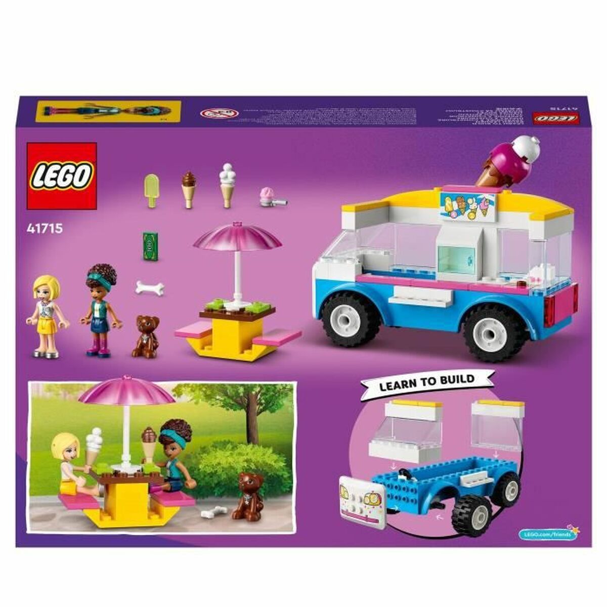 Playset Lego Friends 41715 Ice Cream Truck (84 Items)-6