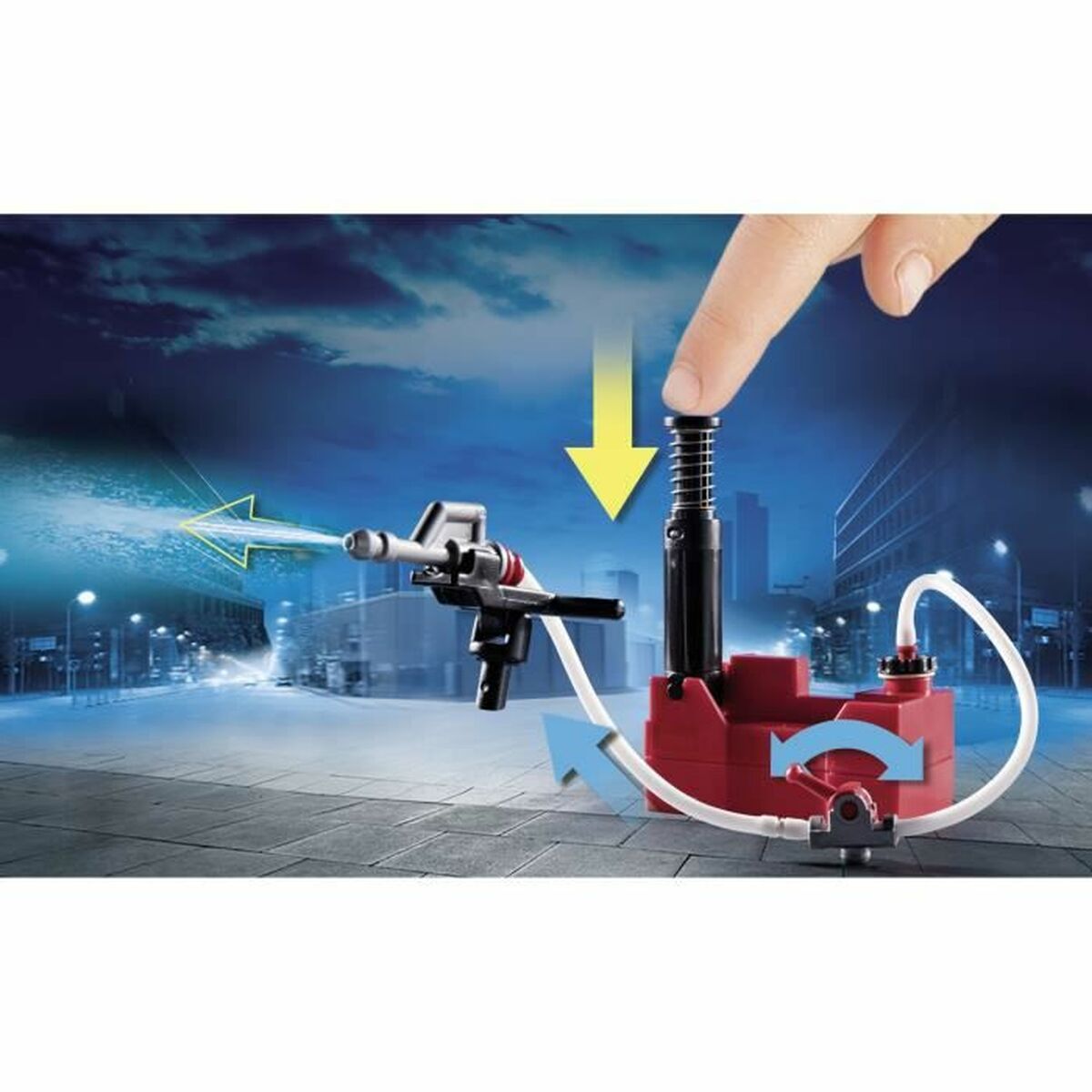 Playmobil Fire Truck with Ladder set 70935 113 Items-4