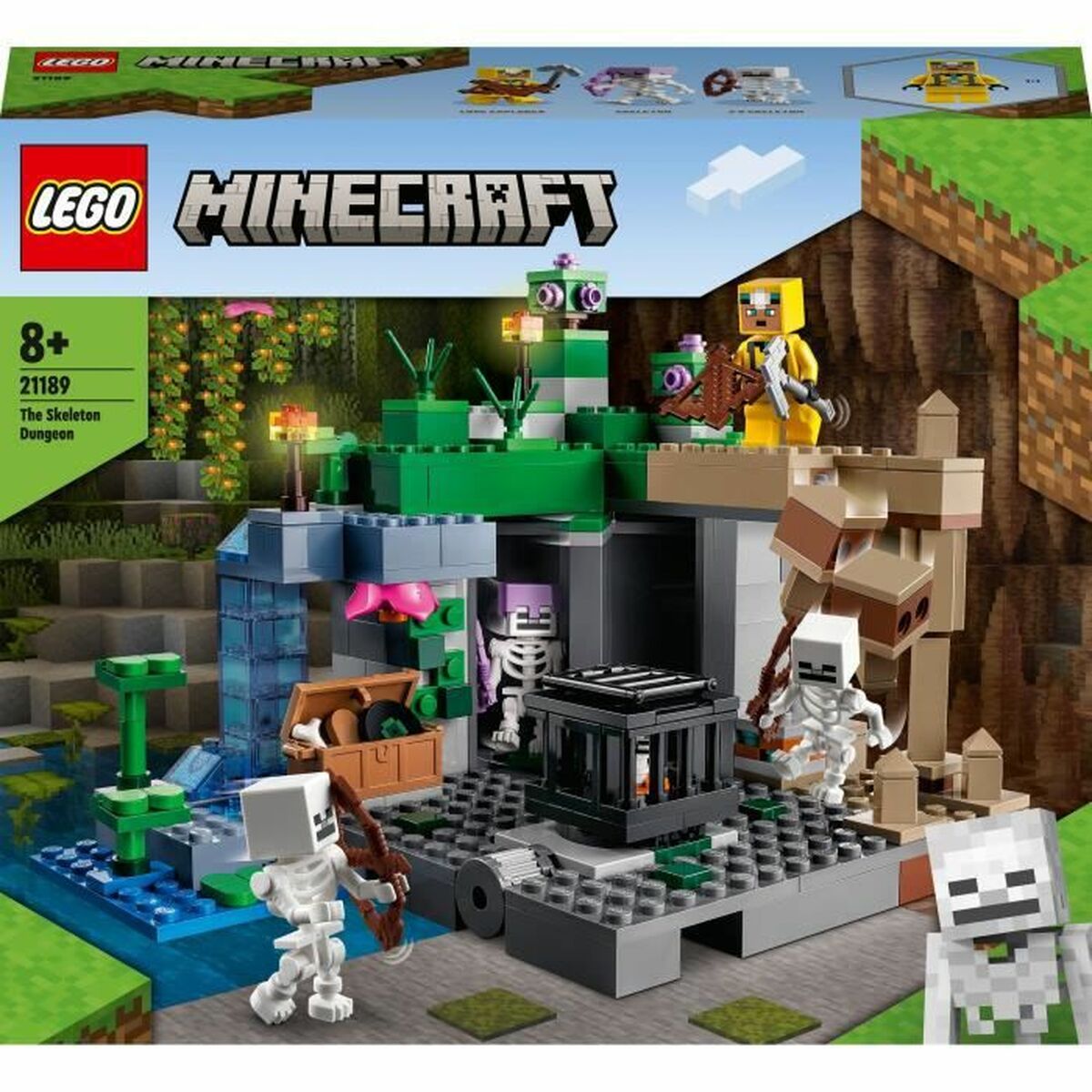 Playset Lego 21189 Minecraft The Skeleton Dungeon (364 Items)-3