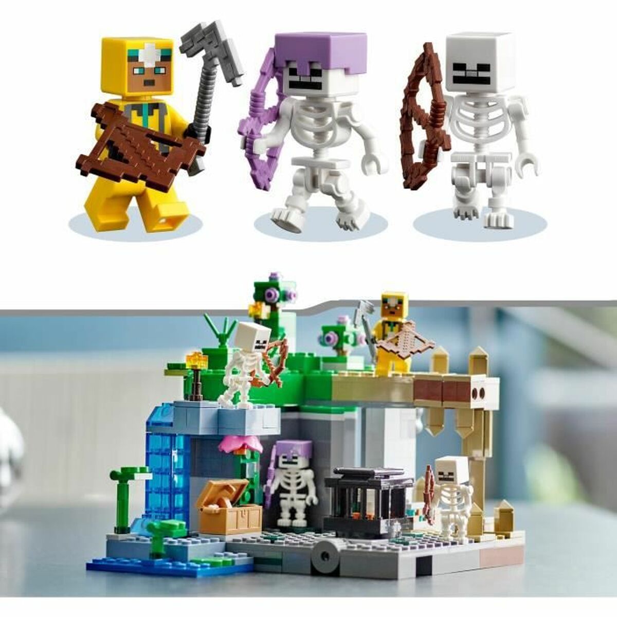 Playset Lego 21189 Minecraft The Skeleton Dungeon (364 Items)-4