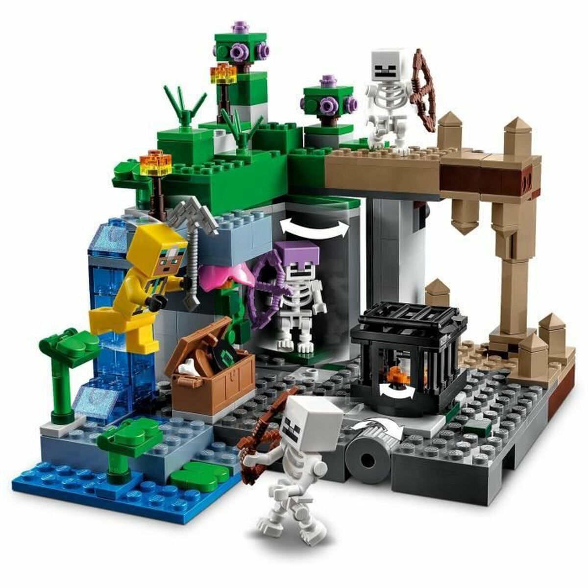 Playset Lego 21189 Minecraft The Skeleton Dungeon (364 Items)-5