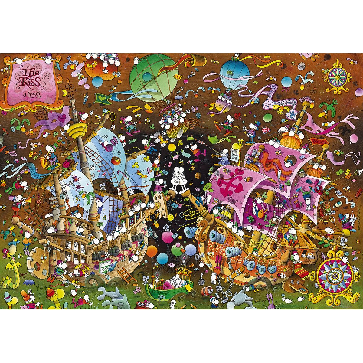 Головоломка Clementoni Mordillo The Kiss (6000 Предметы)-3
