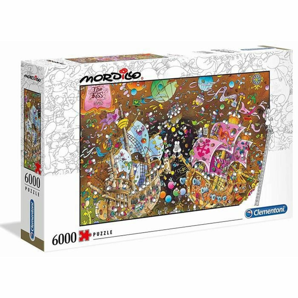 Головоломка Clementoni Mordillo The Kiss (6000 Предметы)-7