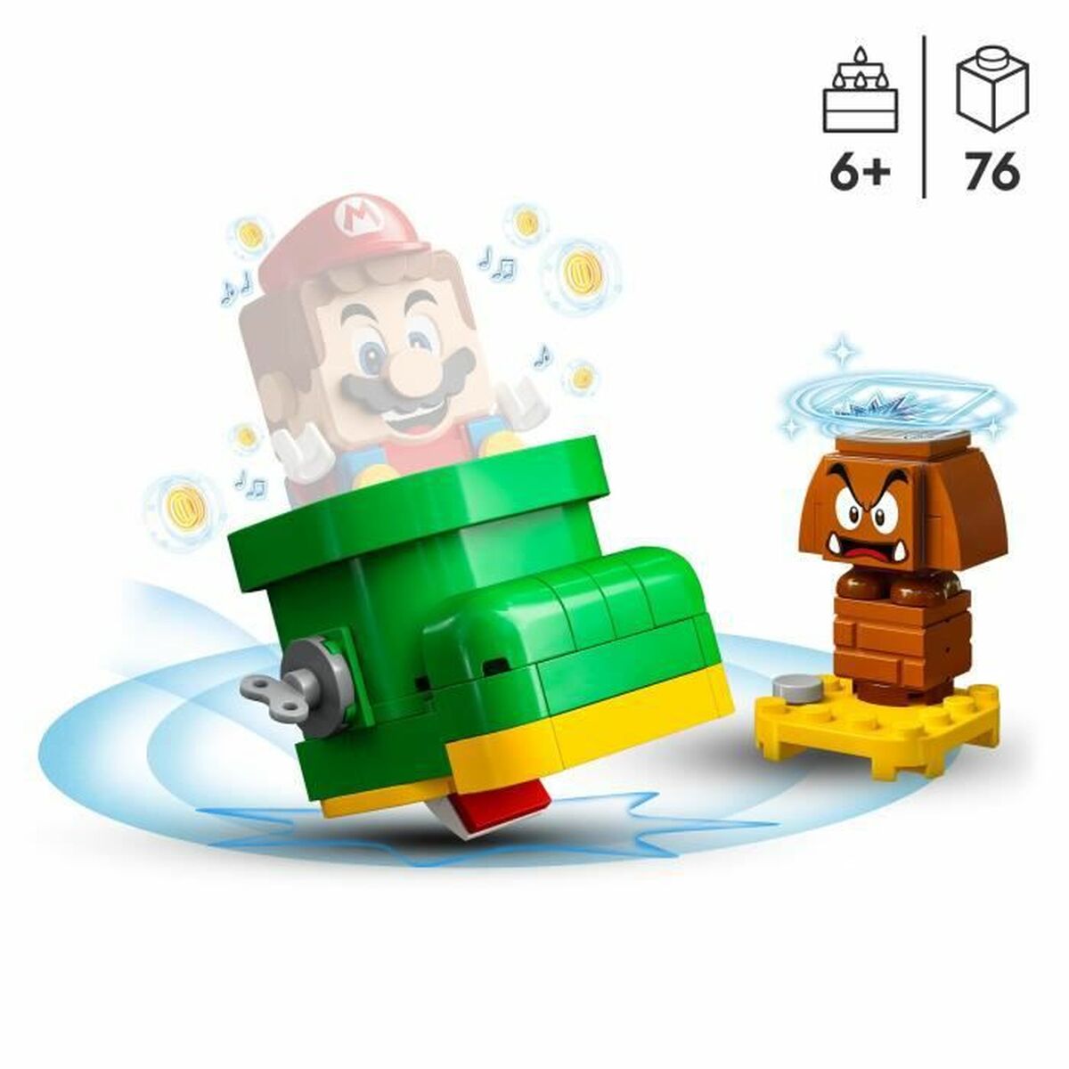 Lego Super Mario 71404 Goomba's Shoe Expansion Set Multicolored-3
