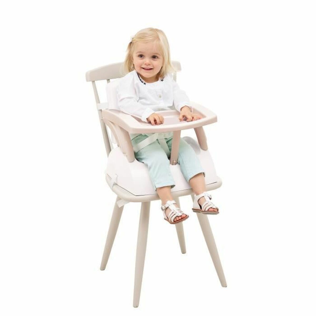 Высокий стул ThermoBaby YEEHOP 2-in-1 Коричневый-5
