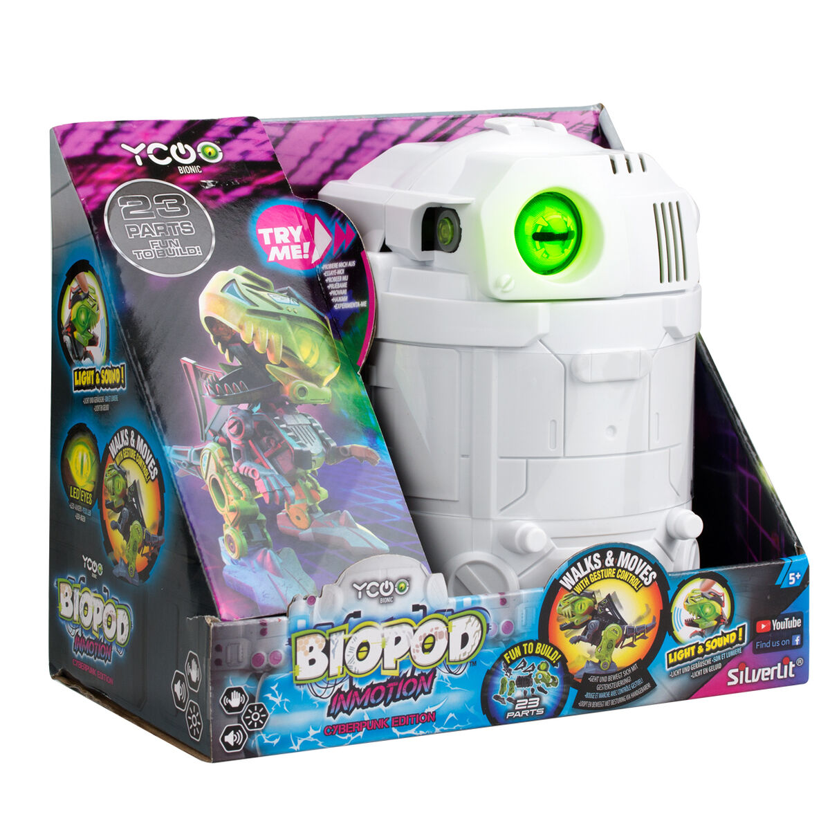 Динозавр Silverlit Mega Dino Biopod 25 Предметы 22 cm-2