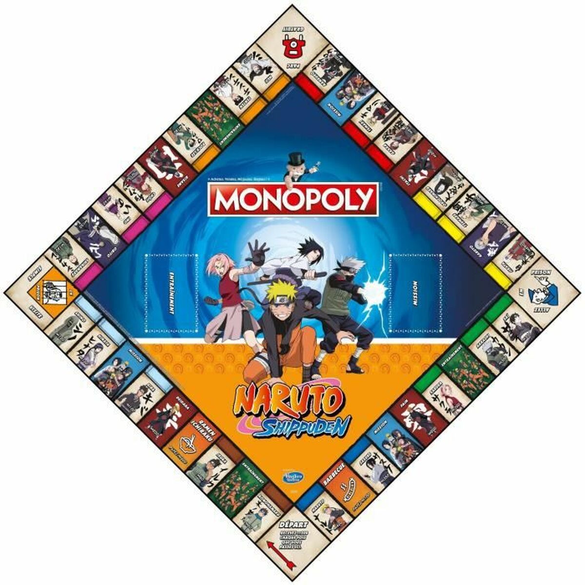 Настольная игра Winning Moves MONOPOLY Naruto (FR)-4