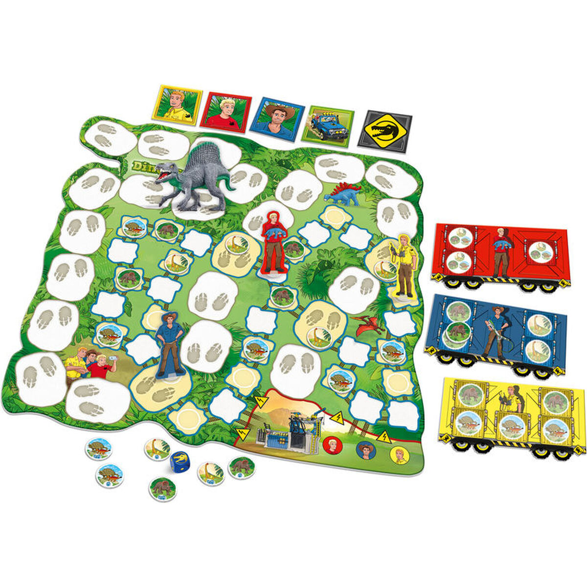 Үстел ойыны Schmidt Spiele Dino-Rallye (FR)-2