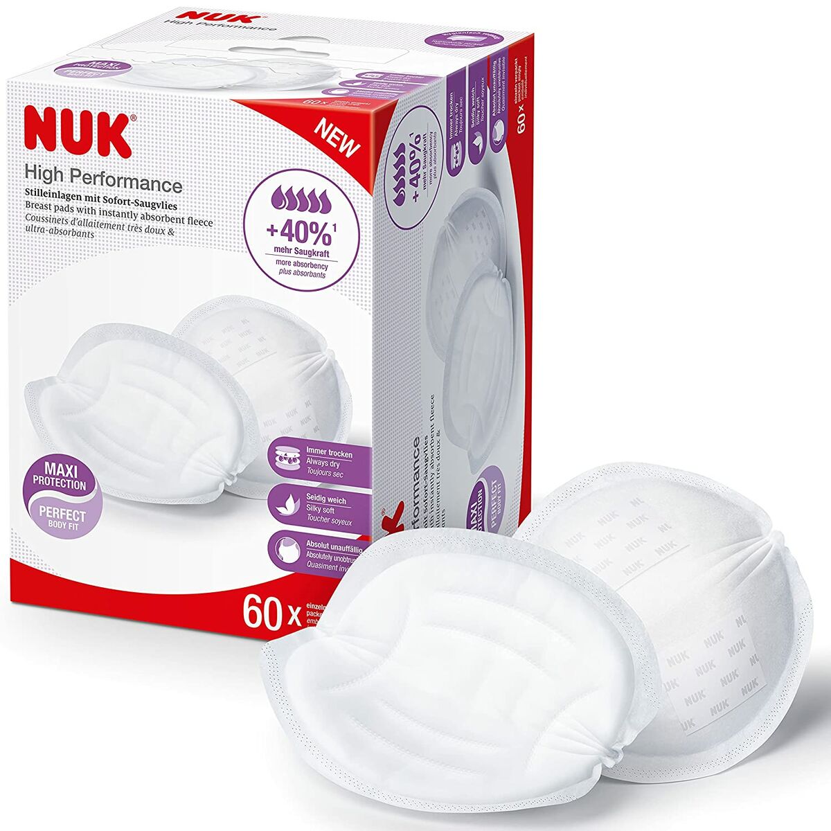 Защитные диски для лактации Nuk High Performance 60 pcs-2