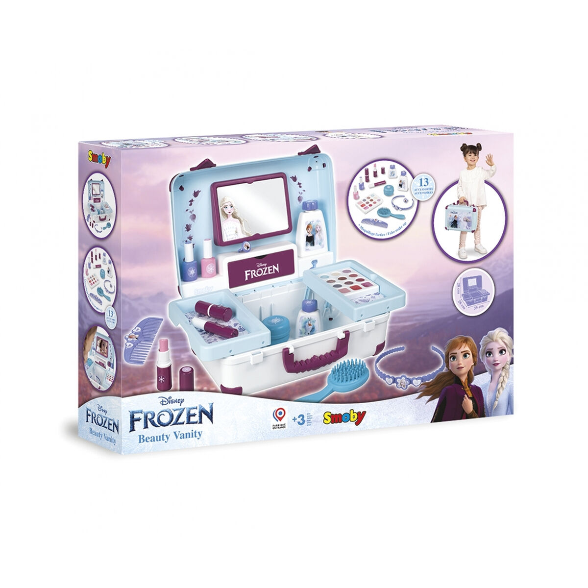 Детский набор для макияжа Smoby FROZEN BEAUTY SUITCASE Разноцветный-5