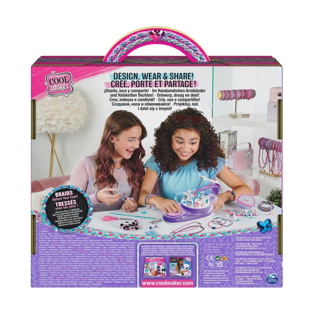Spin Master KUMi Creator 3 in 1 Plastic Bracelet Kit (1 Items)-6