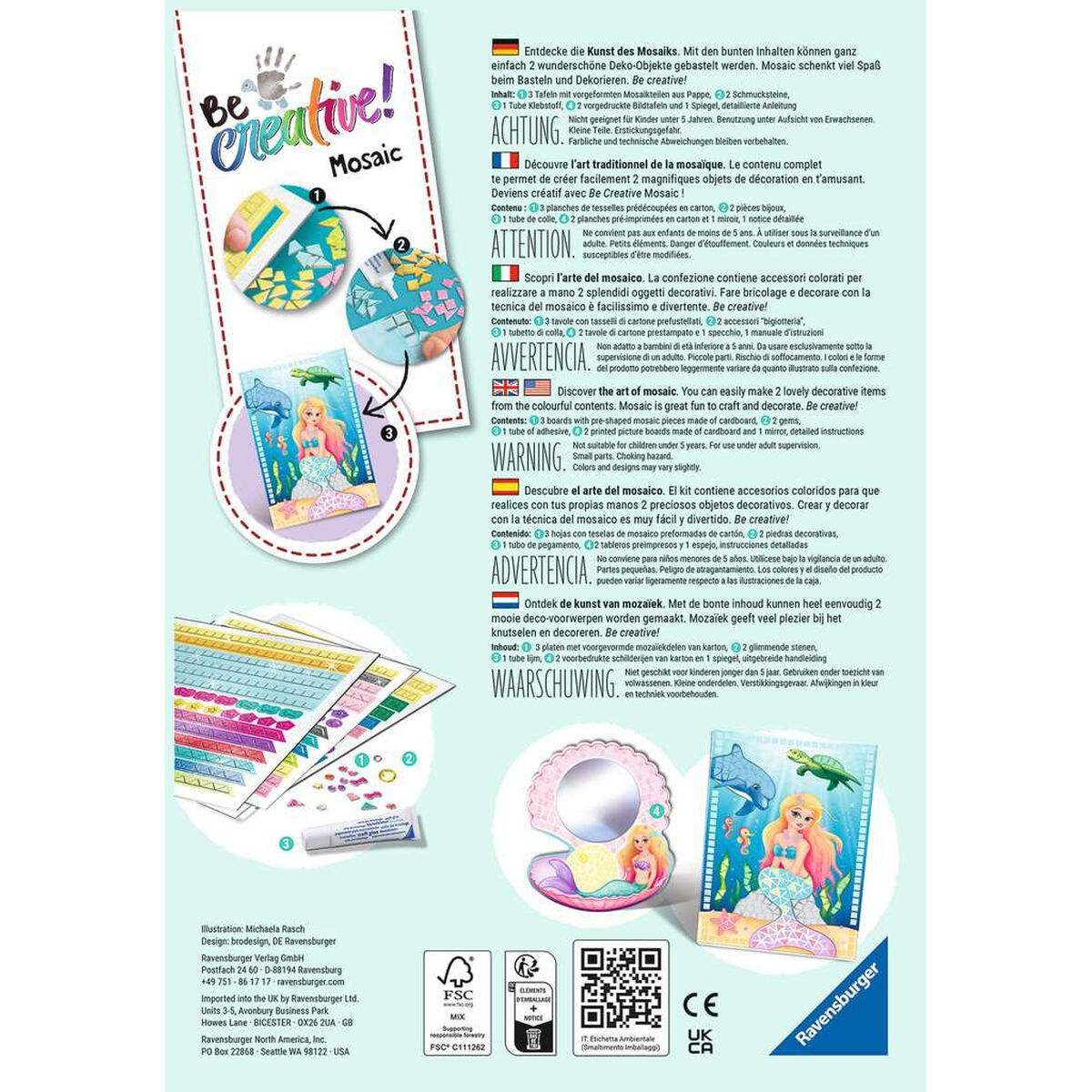 Мозаика Ravensburger Be Creative Mosaic-2