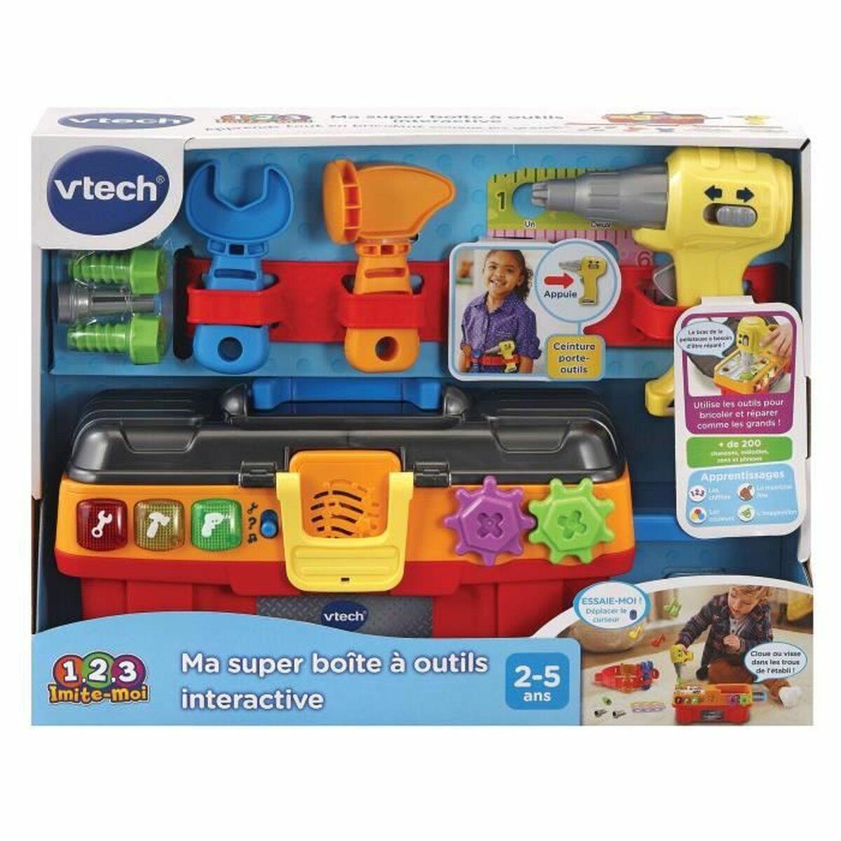 Инструментарий для детей Vtech My Great Interactive Toolbox-3