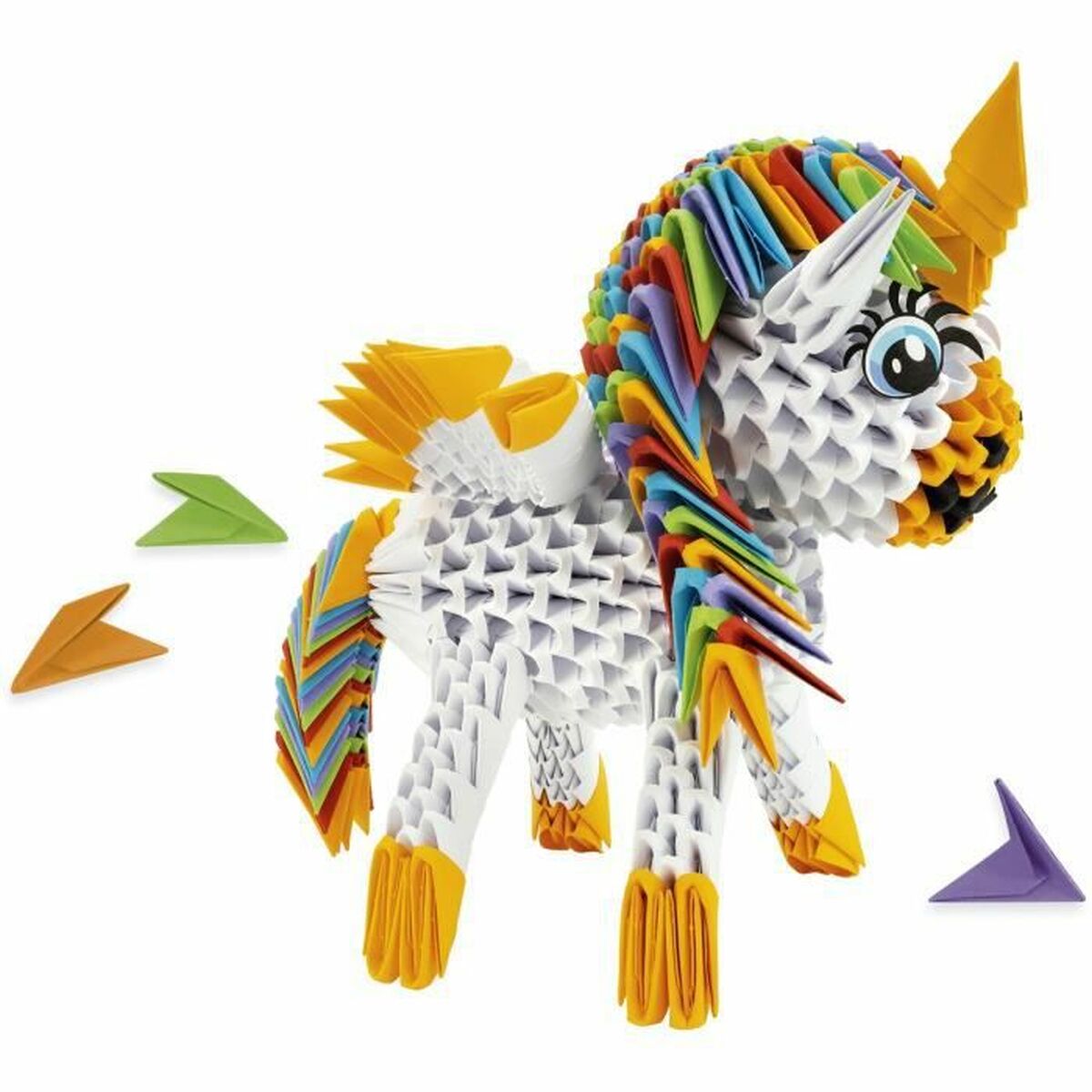 Набор оригами с бумагой Lansay Unicorn 3D-2