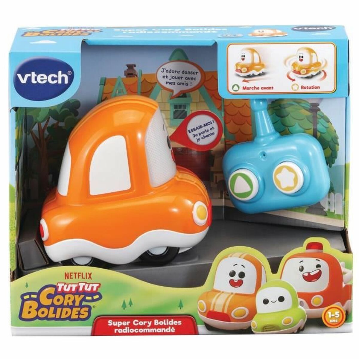 Машинка на радиоуправлении Vtech   Оранжевый Разноцветный-6