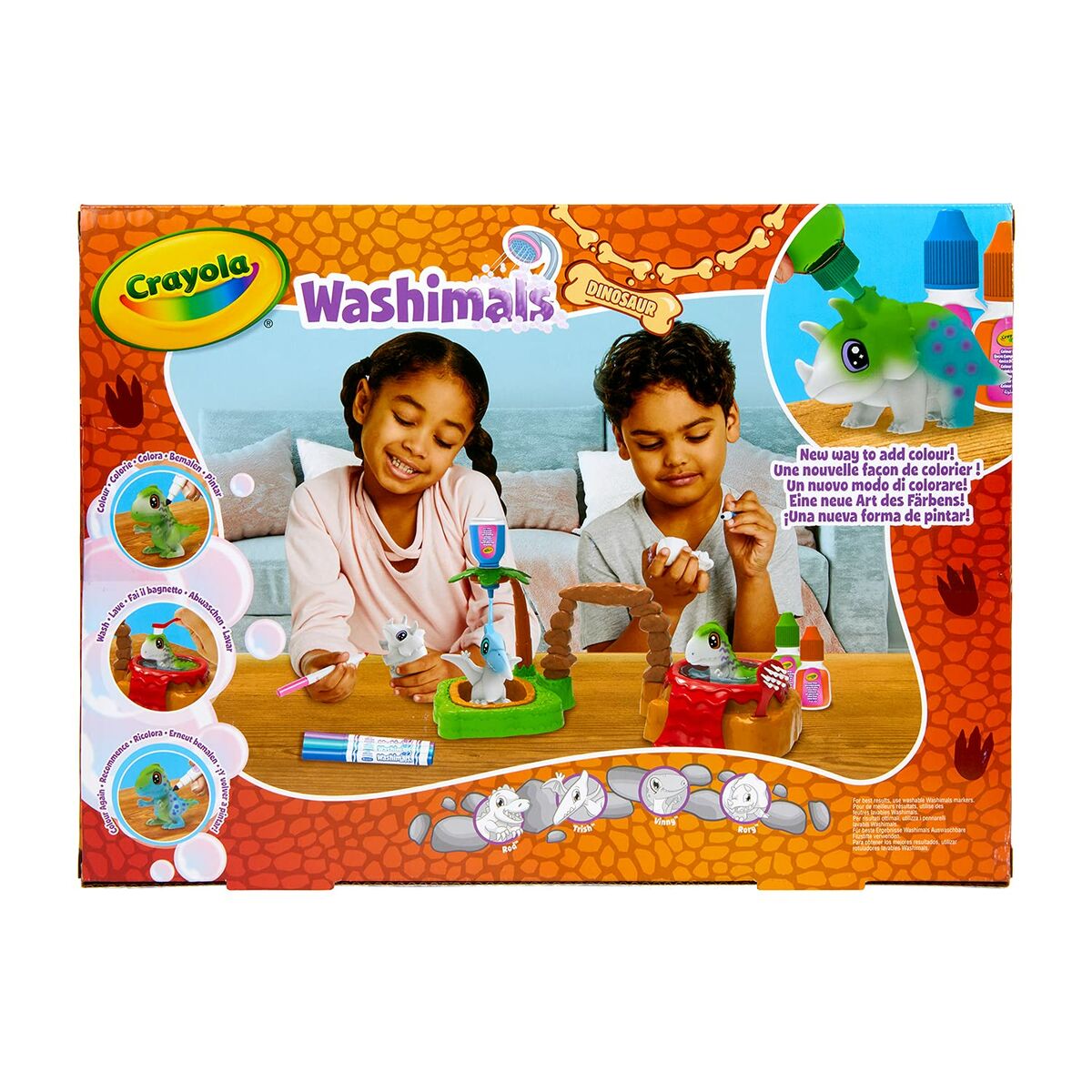 Playset Washimals Dinos Set Jurásico Crayola Washimals Dinosaurs Craft Kit-3