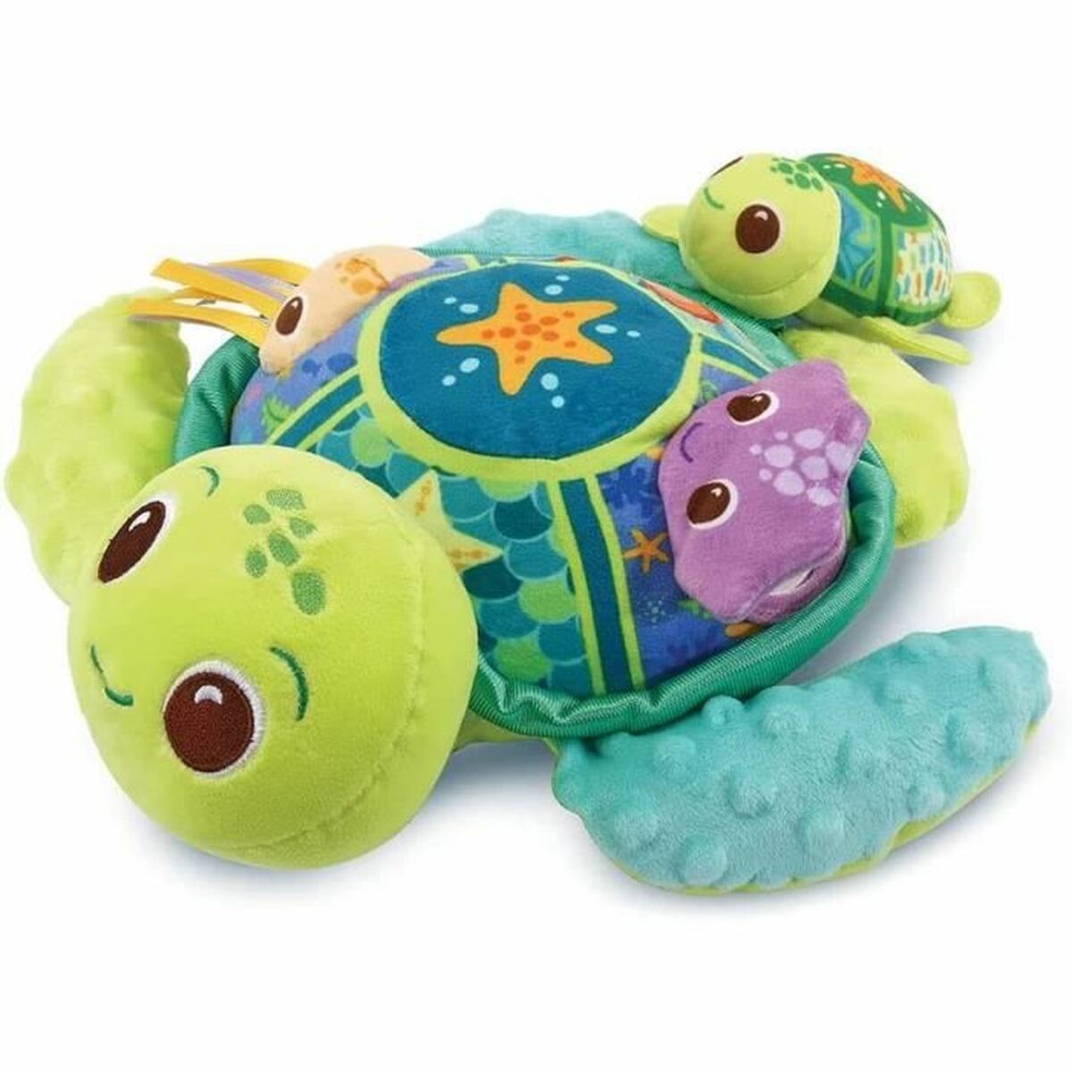 Plush Vtech Baby Juju, Mother Turtle + 6 Months Reworked Musical-4
