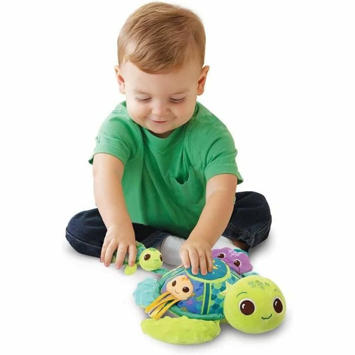 Plush Vtech Baby Juju, Mother Turtle + 6 Months Reworked Musical-5