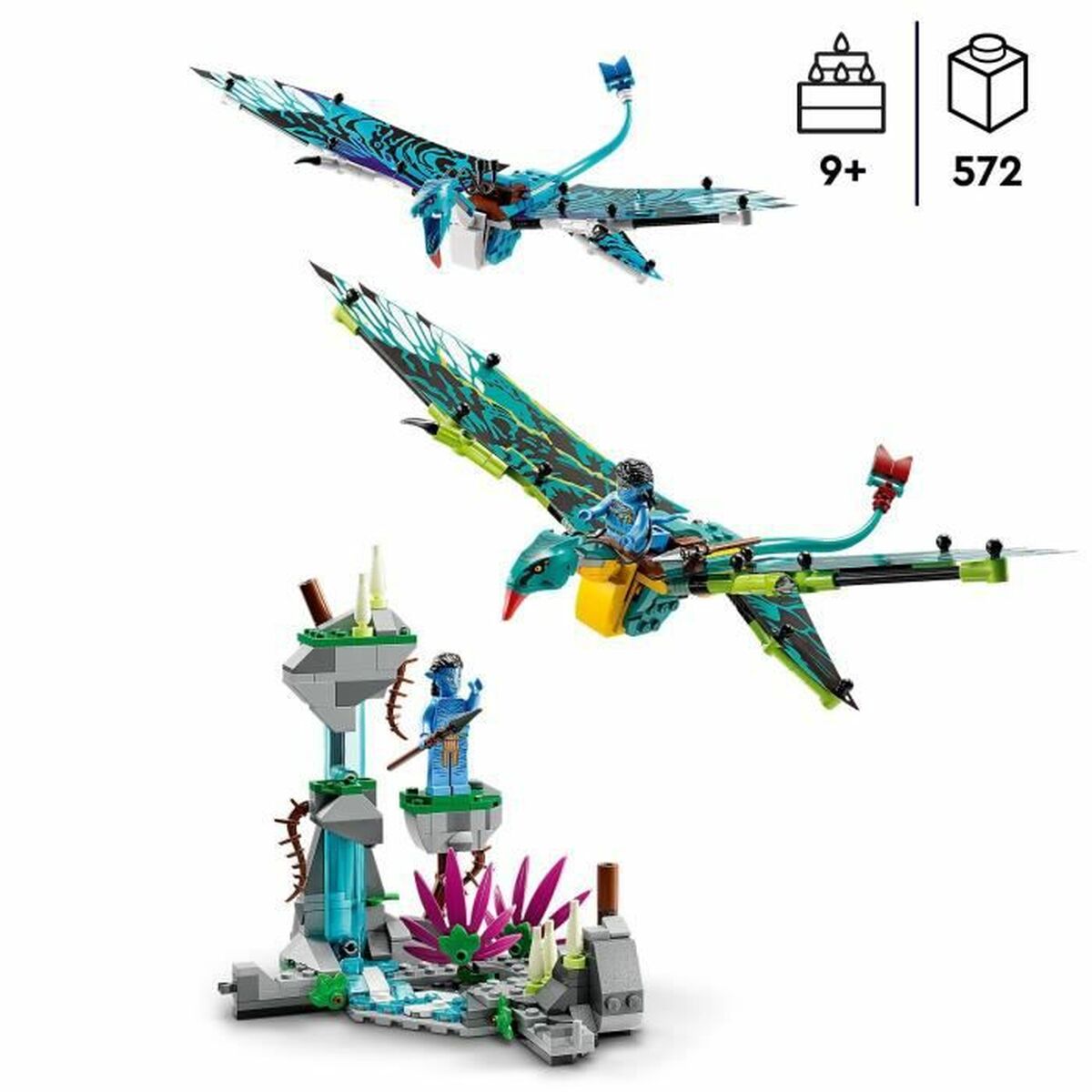 Playset Lego Avatar 75572 Jake & Neytiri's First Banshee Flight-2